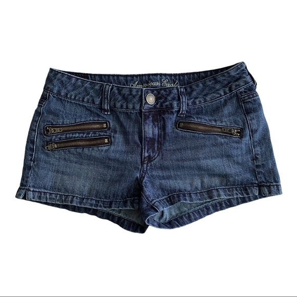Ameican Eagle Pants - American Eagle Moto Zip Short Shorts size 4